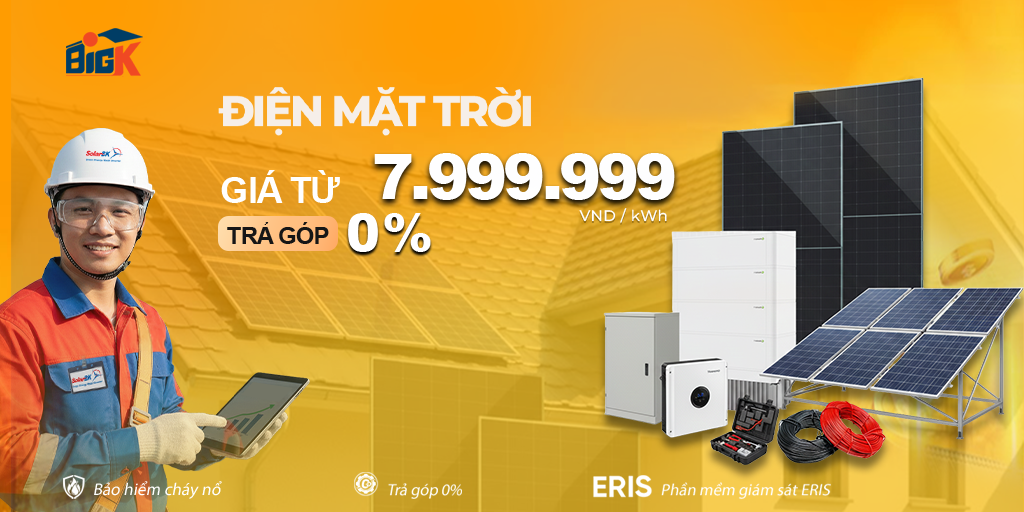 Điện mặt trời giá từ 7.999.999